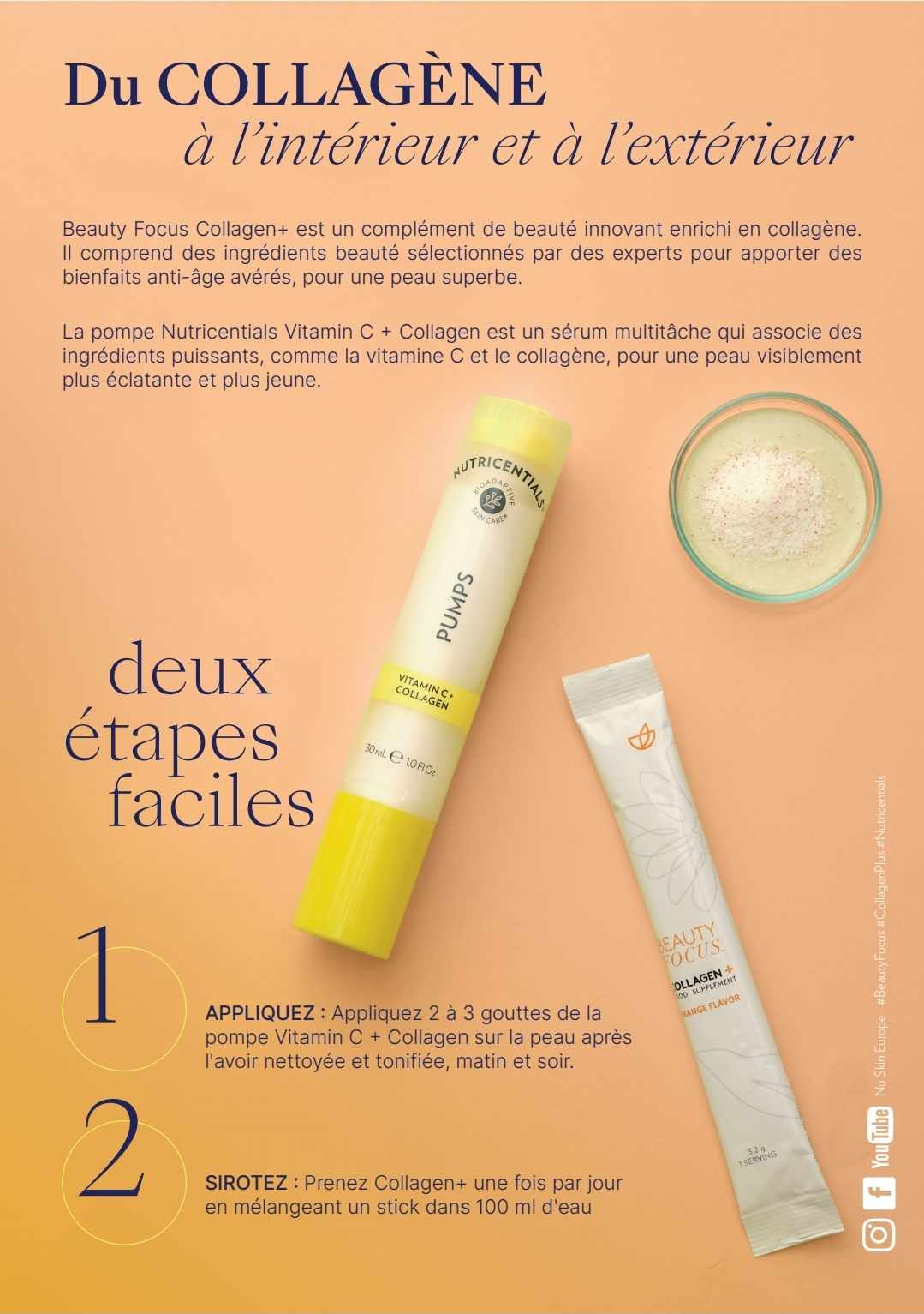 Sérum pumps bio adaptatif au Collagène + Vitamine C -30 %