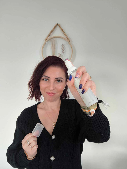 Mousse nettoyante anti-âge 2 en 1 nettoyante et tonique intégré