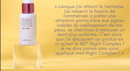 Crème de nuit anti-tache et premières rides