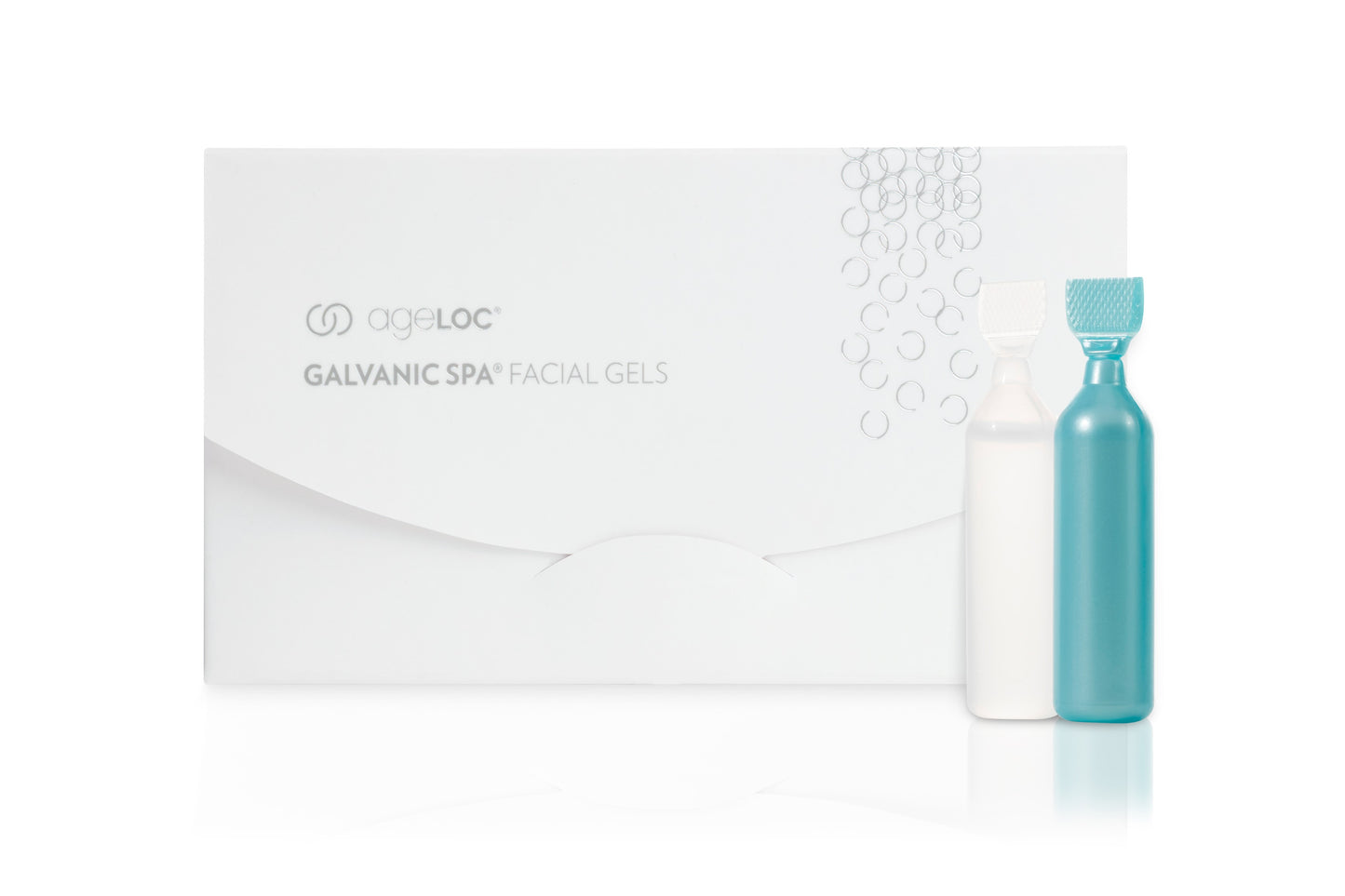 Boite de gels ageLoc à utiliser avec l'appareil de soin anti âge visage
