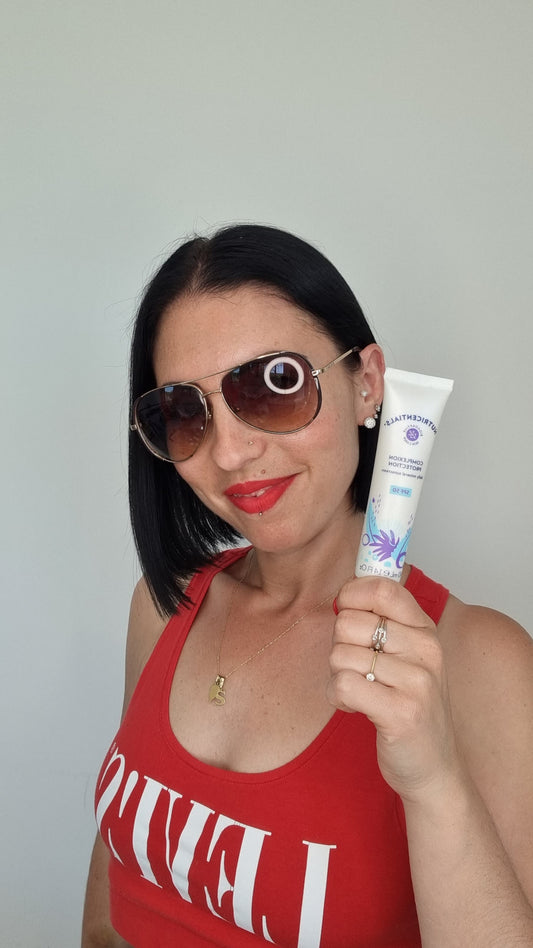 Crème solaire minérale visage légère, fluide et hydratante